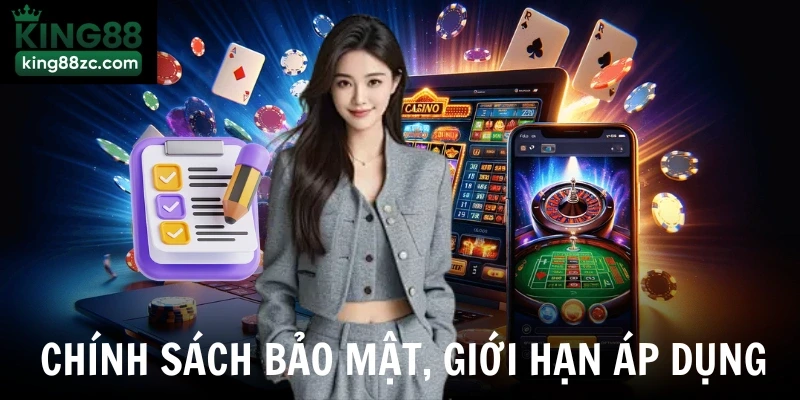 Chính sách bảo mật và giới hạn áp dụng