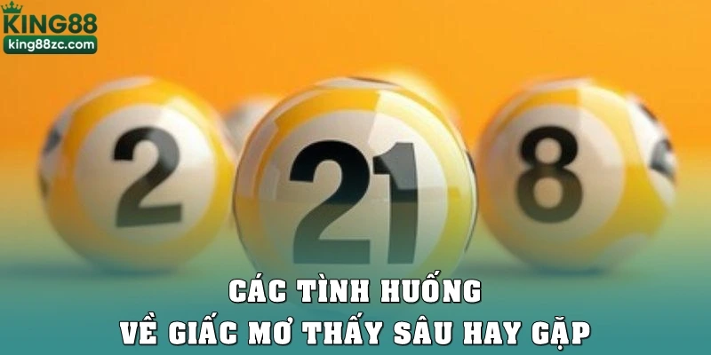 Các tình huống về giấc mơ thấy sâu hay gặp