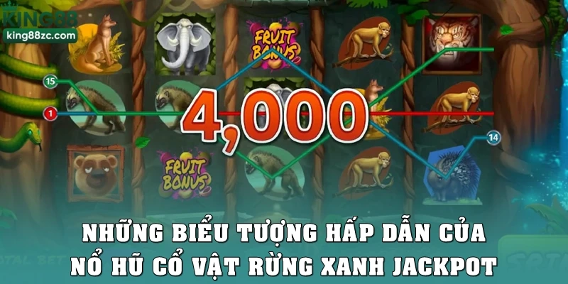 Những biểu tượng hấp dẫn của nổ hũ cổ vật rừng xanh jackpot